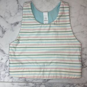 Addison Bay Stripe Logan Bra XS